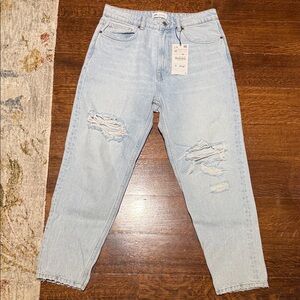 Zara Light Blue Denim Jeans